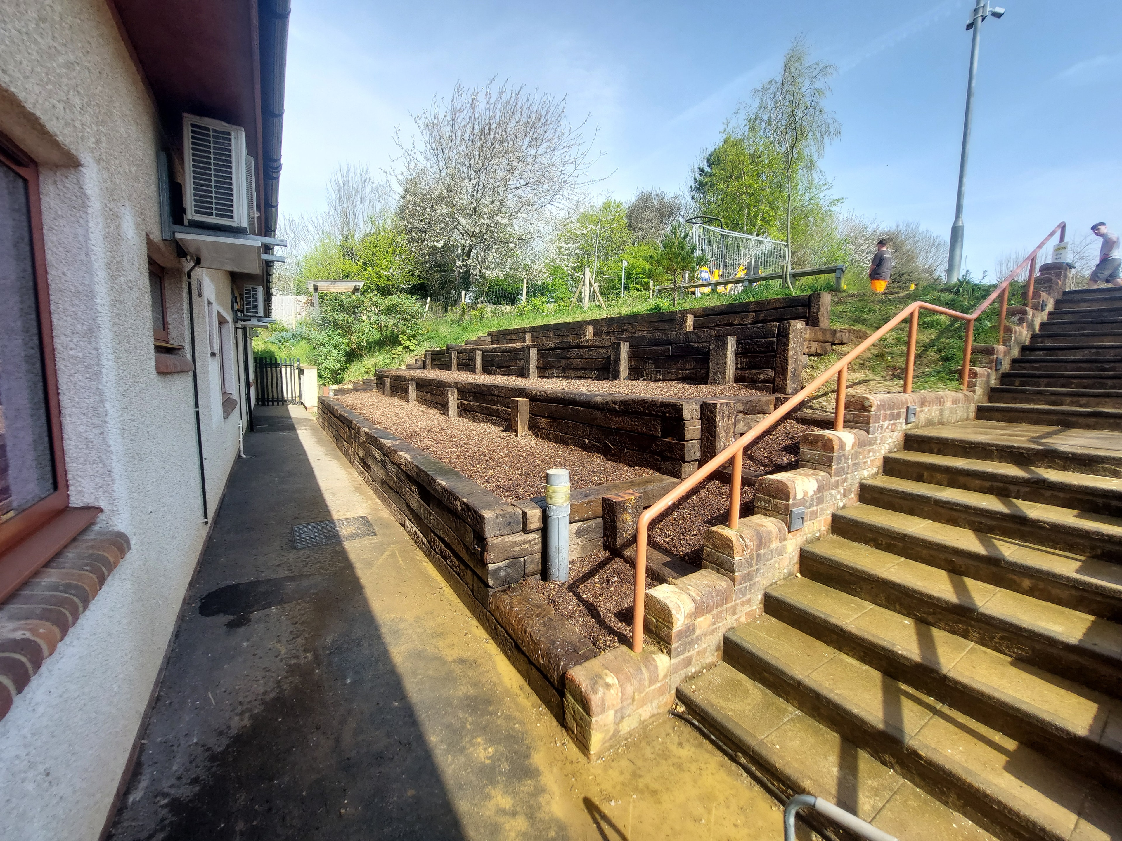 After — Retaining Walls & Terracing