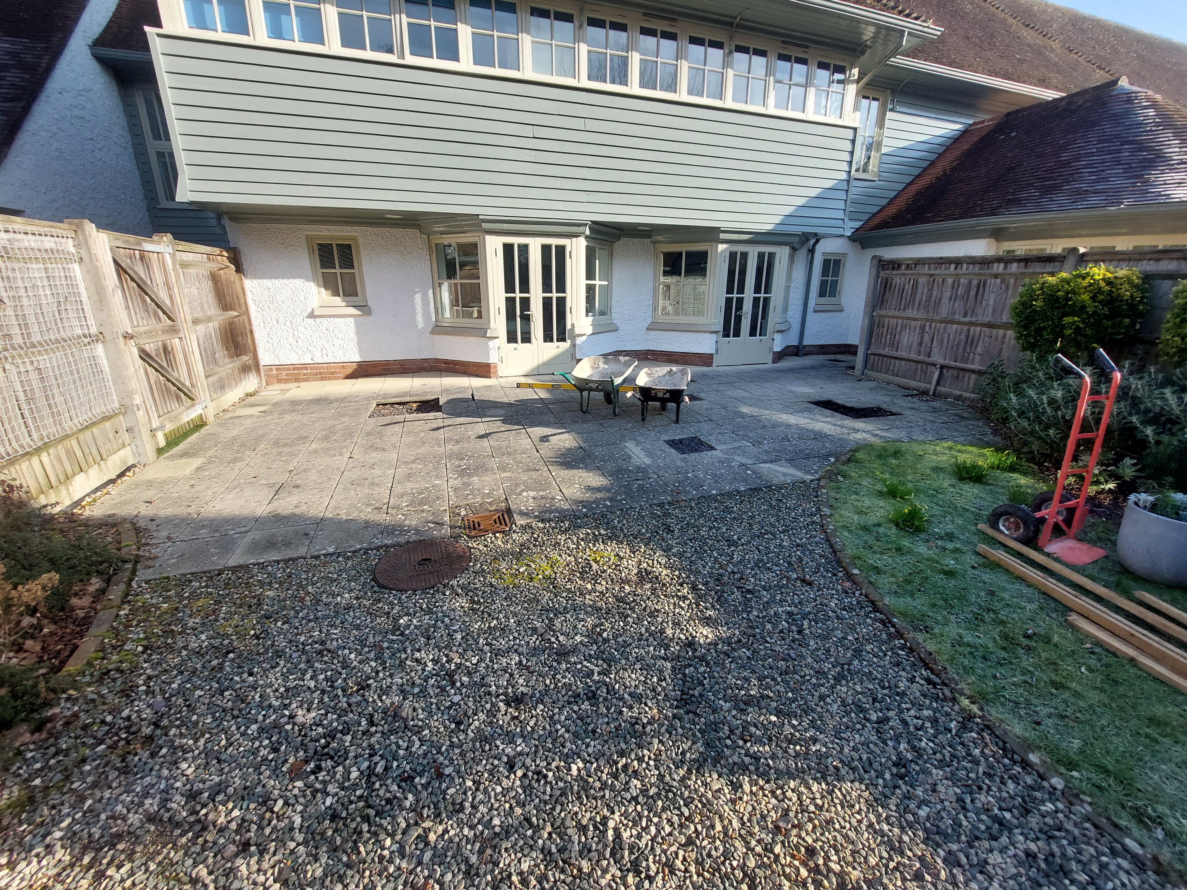 Before — Courtyard Landscaping
